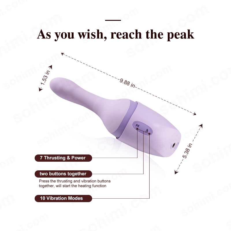 App-Controlled Thrusting G-Spot Vibrator