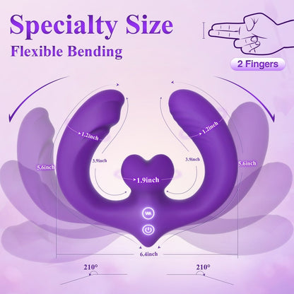 Remote-Control Double-Ended Vibrator
