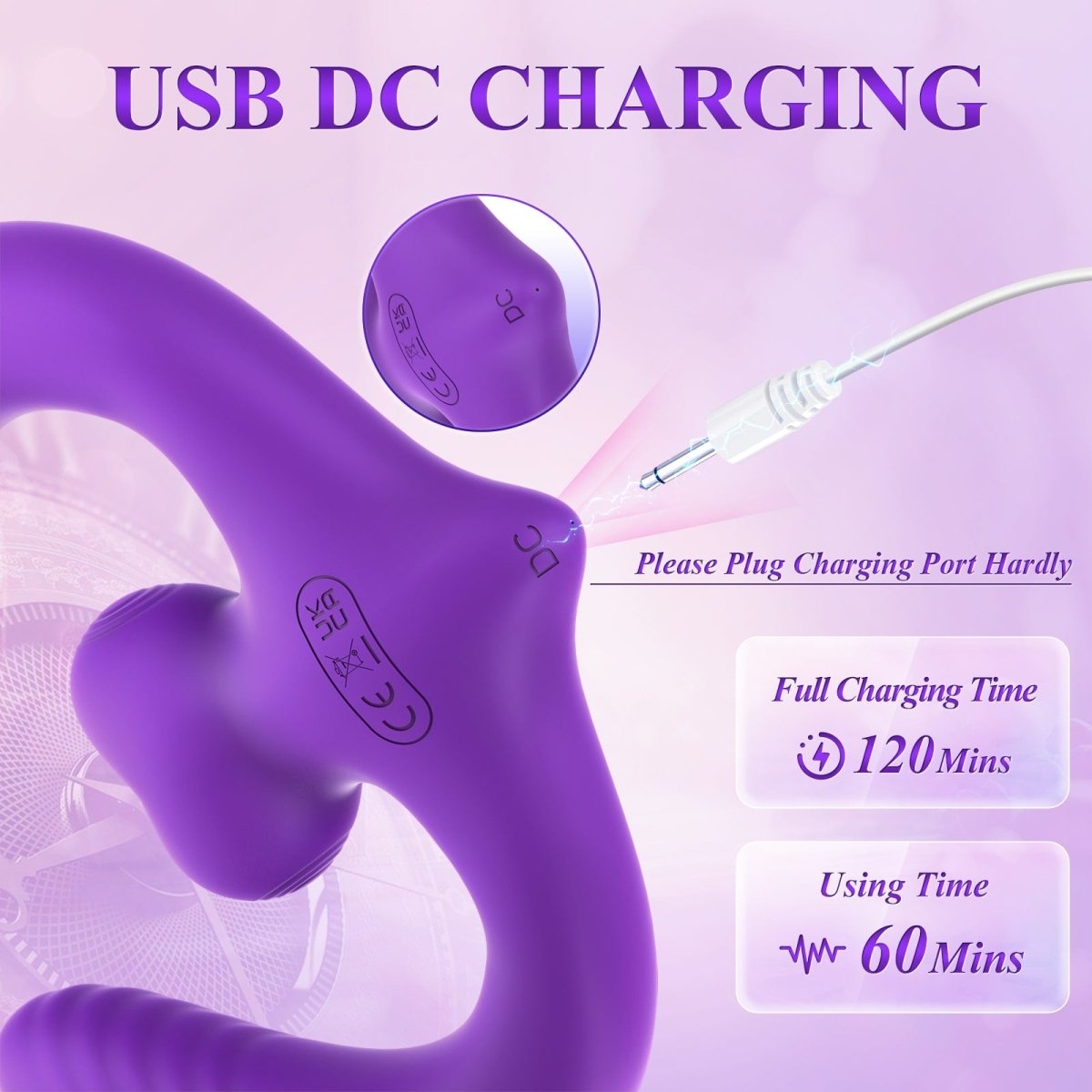 Remote-Control Double-Ended Vibrator