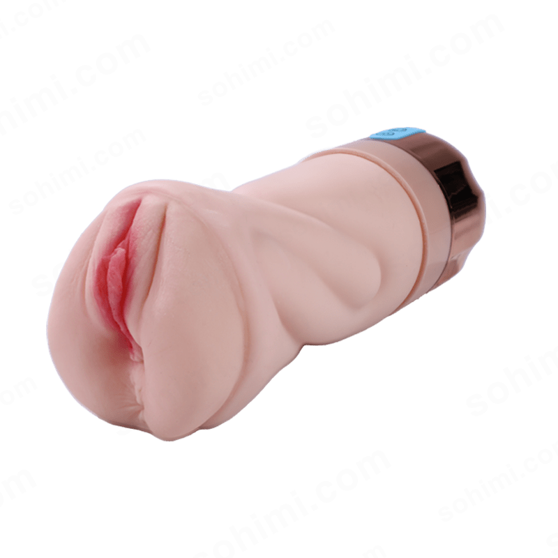 Compact suction and vibrating pocket pussy