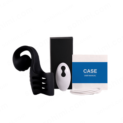 Snail-Shaped Vibrating Penis Sleeve Ring