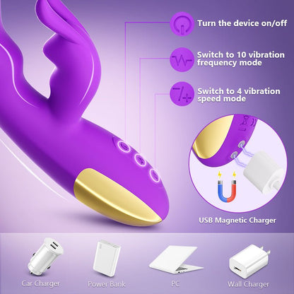 G-Spot and Clitoral Rabbit Vibrator