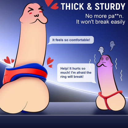 Detachable and Flexible Silicone Male Cock Ring