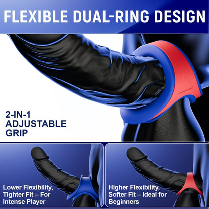 Detachable and Flexible Silicone Male Cock Ring