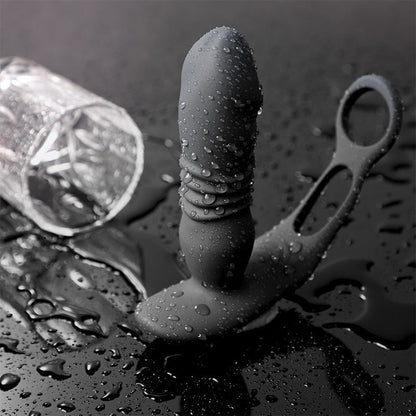 Thrusting Butt Plug with Cock Ring