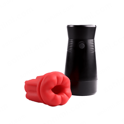 Mouth-Style Vibrating Male Masturbator
