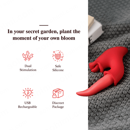 Tongue-Licking G-Spot & Clitoral Vibrator