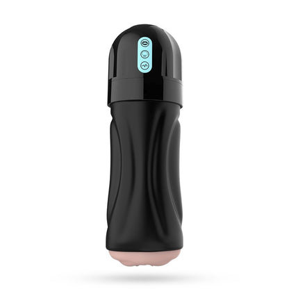 Compact suction and vibrating pocket pussy