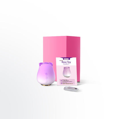 App-Controlled Rose Suction Vibrator