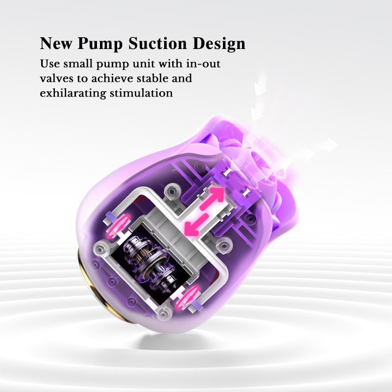 App-Controlled Rose Suction Vibrator