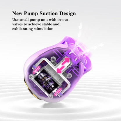 App-Controlled Rose Suction Vibrator