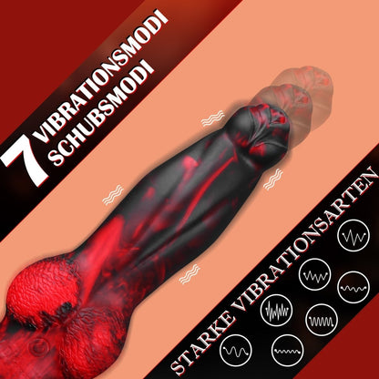 Remote-Control Thrusting Monster Dildo with Suction Cup