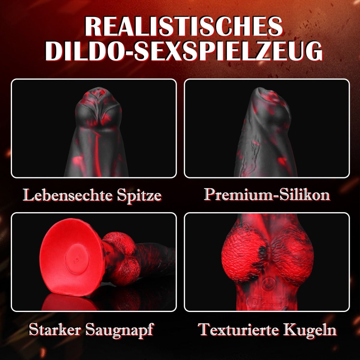 Remote-Control Thrusting Monster Dildo with Suction Cup