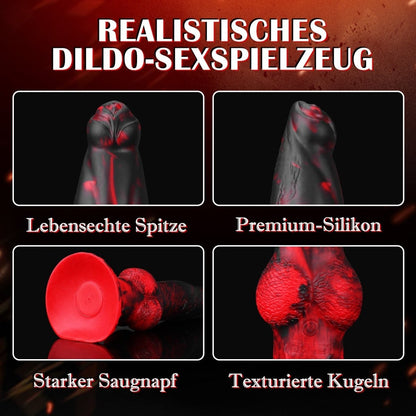 Remote-Control Thrusting Monster Dildo with Suction Cup