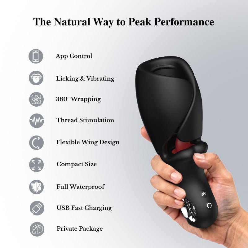 App-Controlled Wrap Penis Trainer