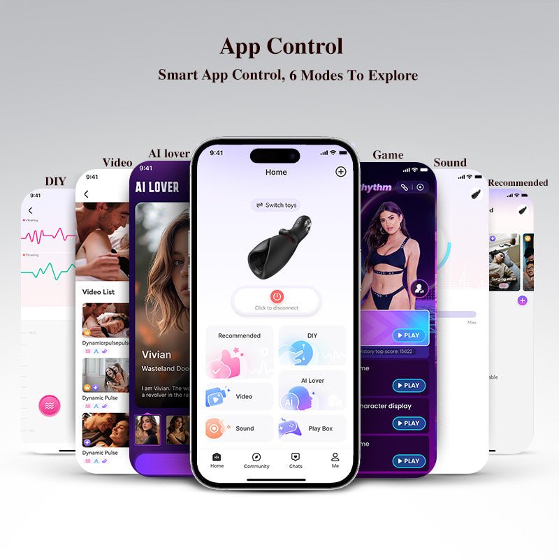 App-Controlled Wrap Penis Trainer