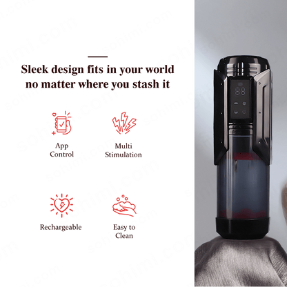 App-Controlled Thrusting Male Masturbator