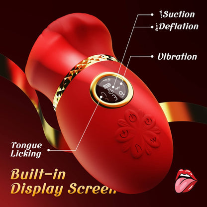 Suction & Tongue-Licking Clitoral Vibrator