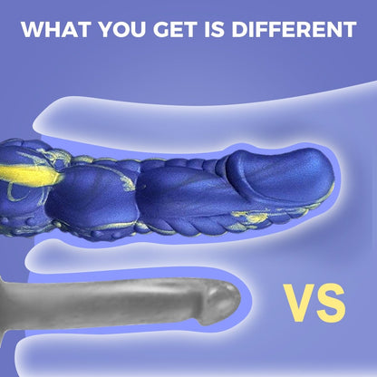 Huge 8.26inch Waterproof Body-Safe Realistic Monster Dildo with Suction Cup
