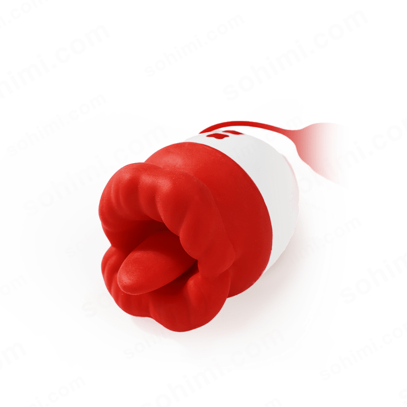 Thrusting Tongue-Licking Rose Vibrator
