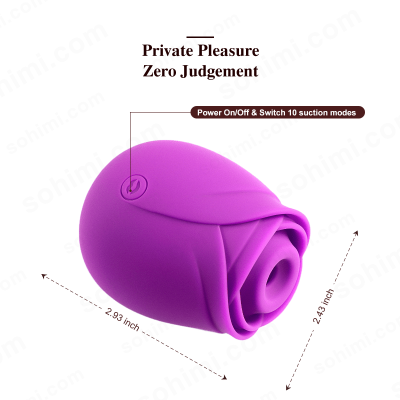 Rose Suction Clitoral Vibrator