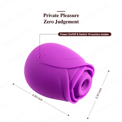 Rose Suction Clitoral Vibrator