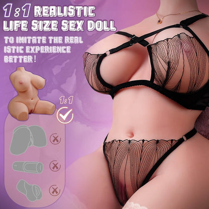 34.61lb Lifesize Torso Doll