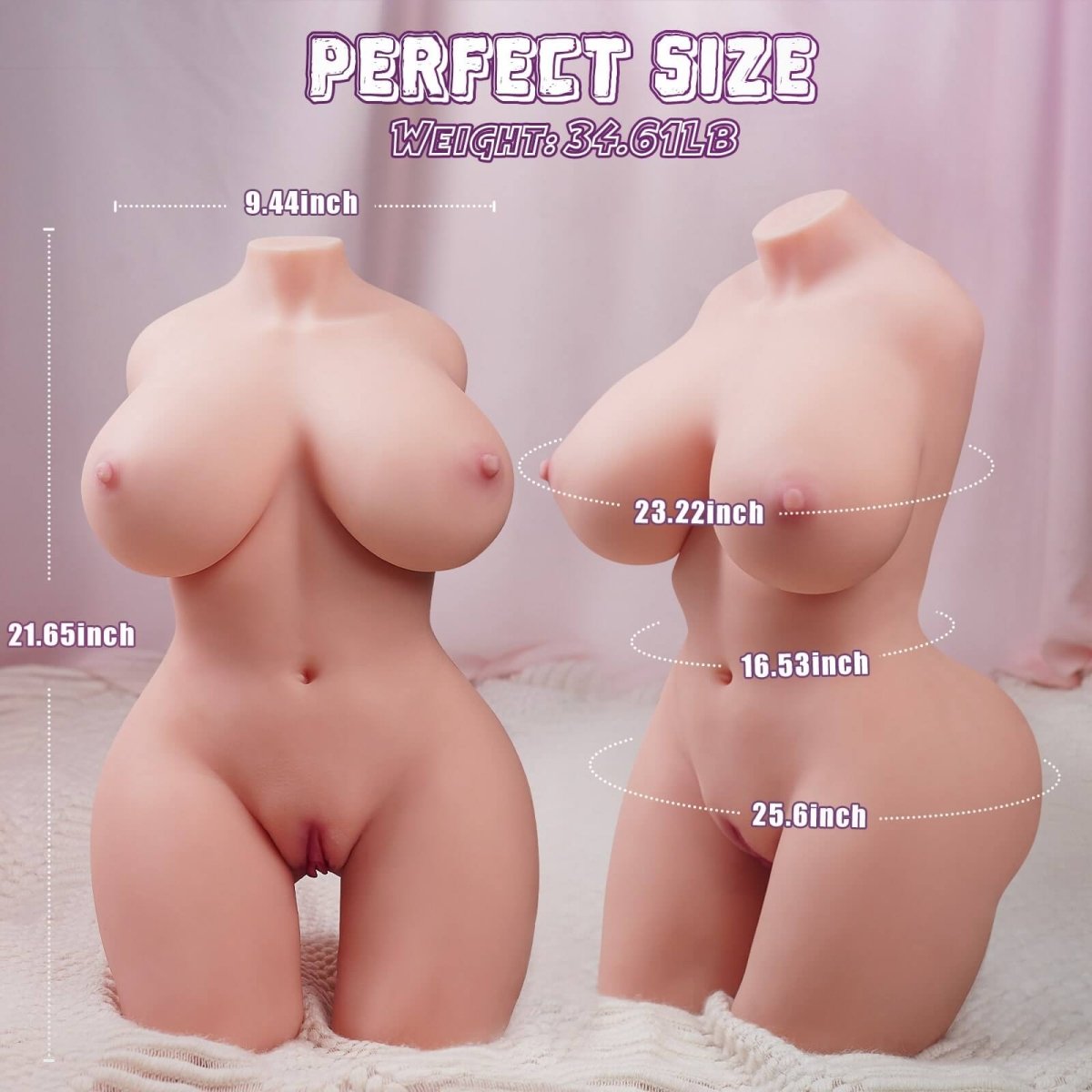 34.61lb Lifesize Torso Doll