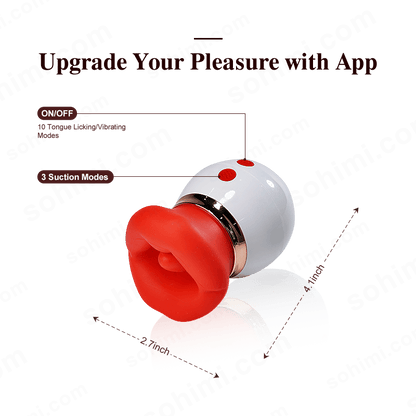 4-in-1 Tongue-Licking Clitoral Vibrator