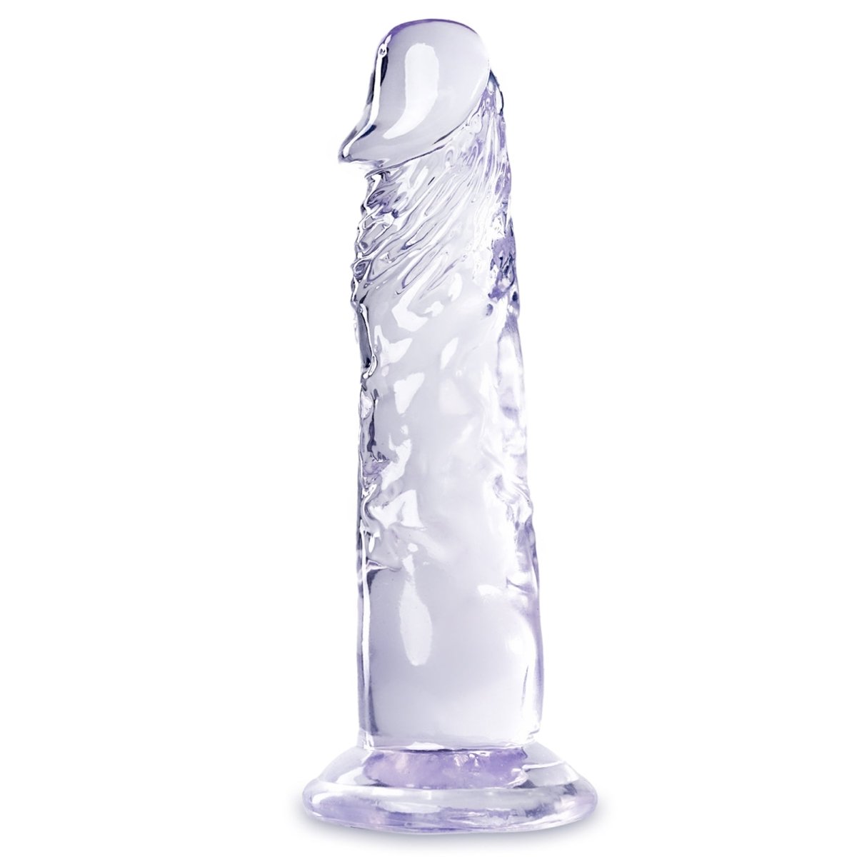 Transparent Silicone Dildo with Suction Cup