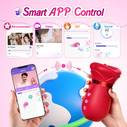 Sovokn | App Control Flapping and Licking Suction Sex Toy Vibrator