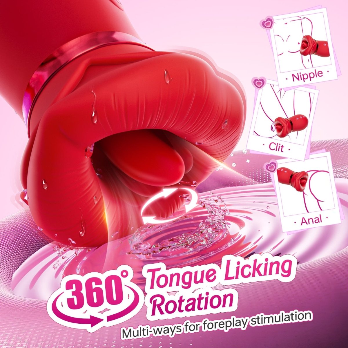 Sovokn | App Control Flapping and Licking Suction Sex Toy Vibrator
