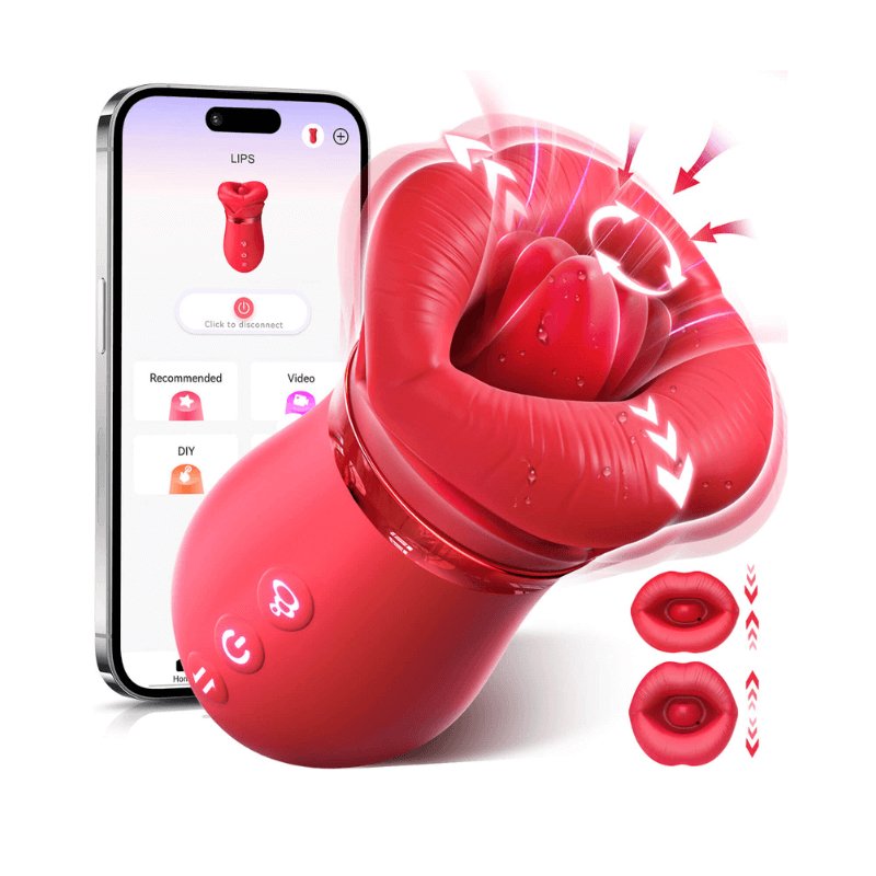 Sovokn | App Control Flapping and Licking Suction Sex Toy Vibrator