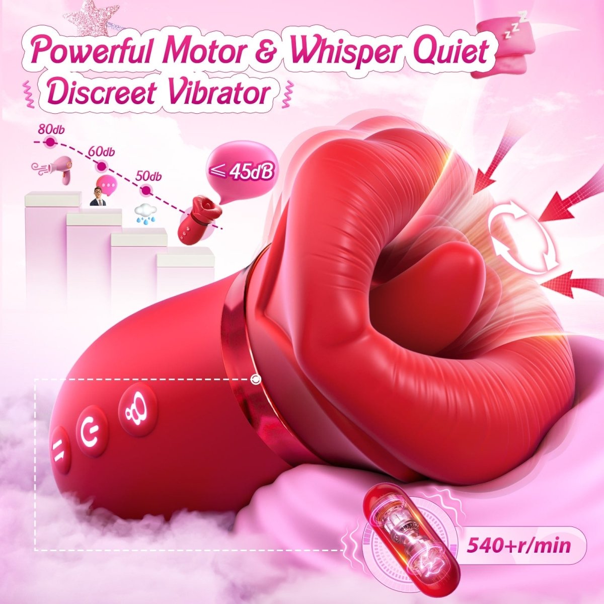 Sovokn | App Control Flapping and Licking Suction Sex Toy Vibrator