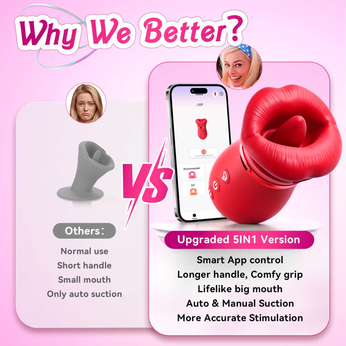 Sovokn | App Control Flapping and Licking Suction Sex Toy Vibrator