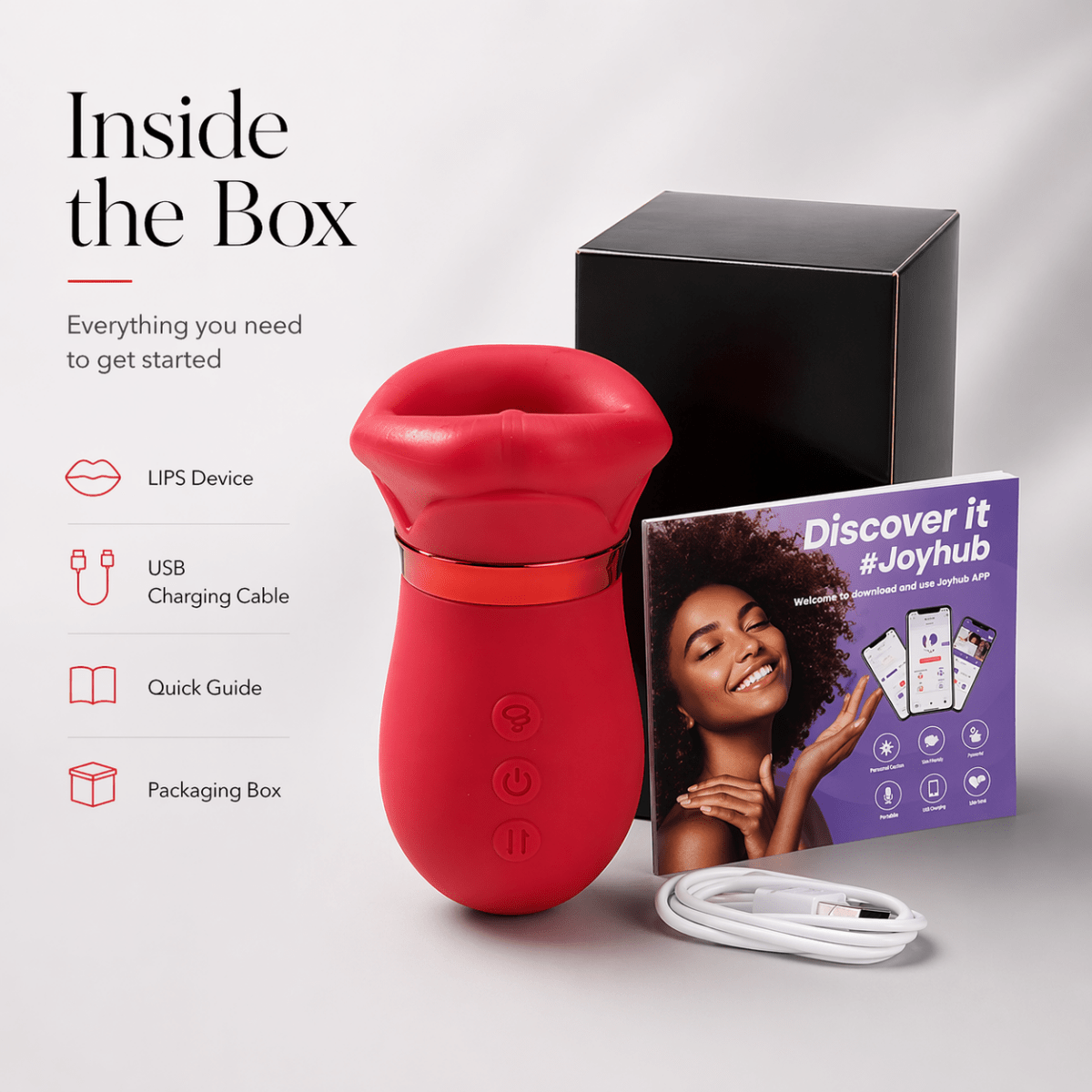 4-in-1 Tongue-Licking Clitoral Vibrator