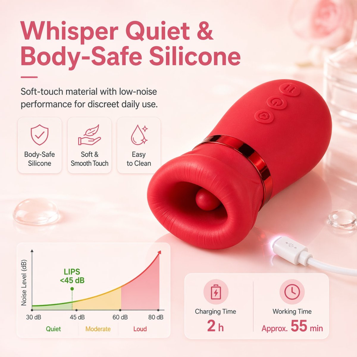 4-in-1 Tongue-Licking Clitoral Vibrator