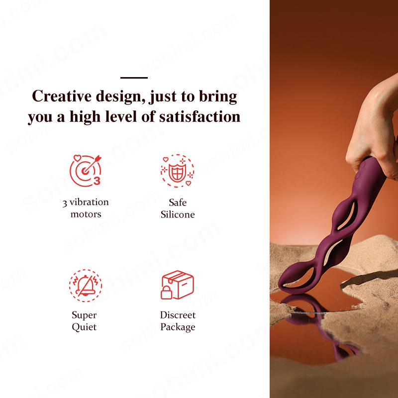 Hollow Triple-Motor G-Spot Vibrator