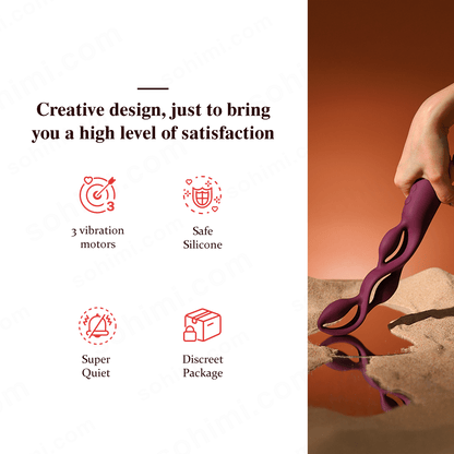 Hollow Triple-Motor G-Spot Vibrator