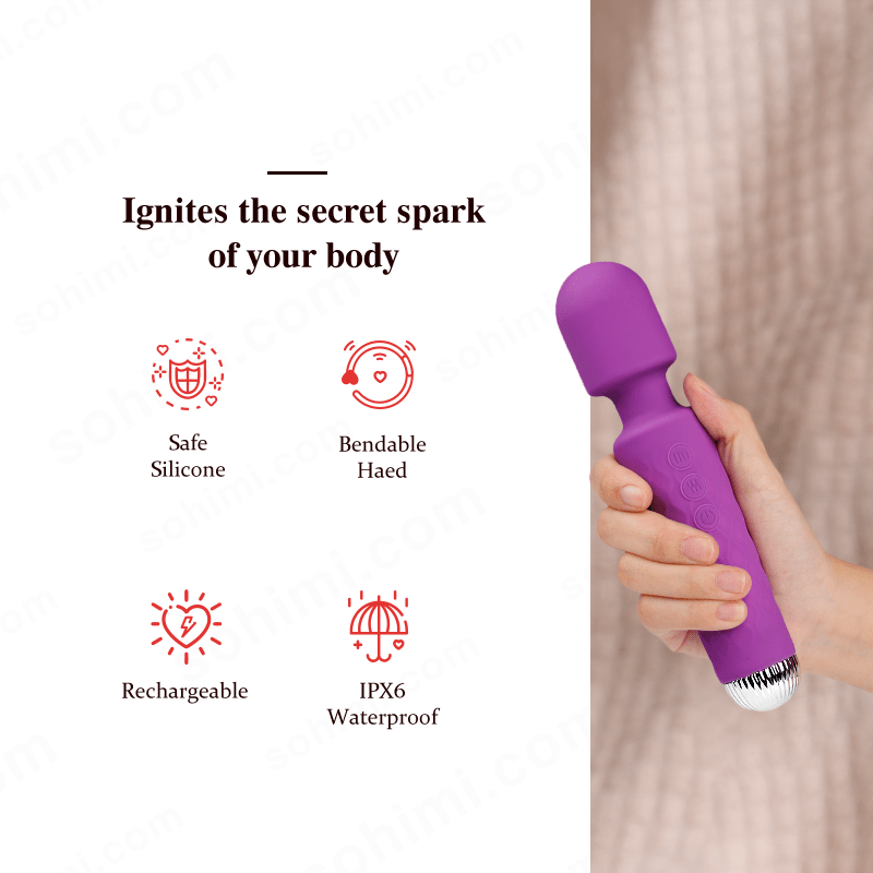 Multi-Pattern Wand Vibrator