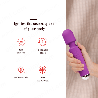 Multi-Pattern Wand Vibrator