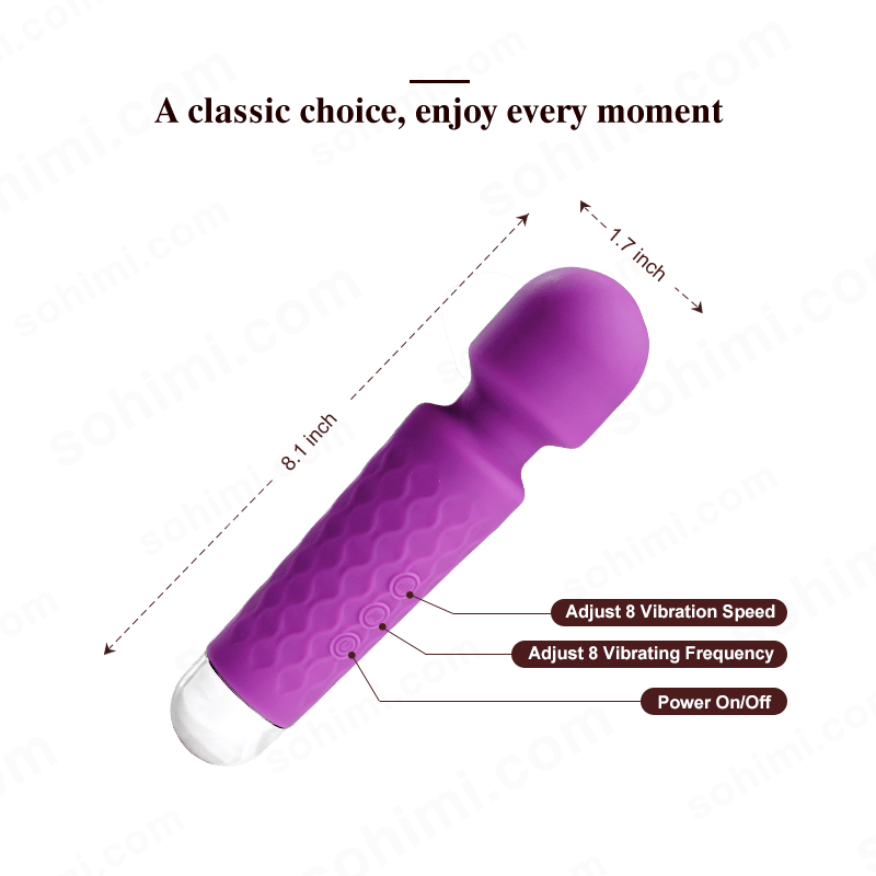 Multi-Pattern Wand Vibrator