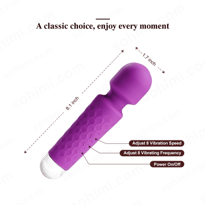 Multi-Pattern Wand Vibrator