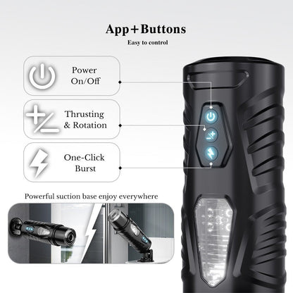 Thrusting & Rotating Male Masturbator