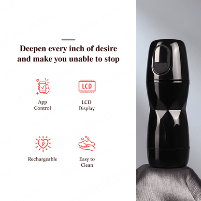 App-Controlled Suction Male Masturbator