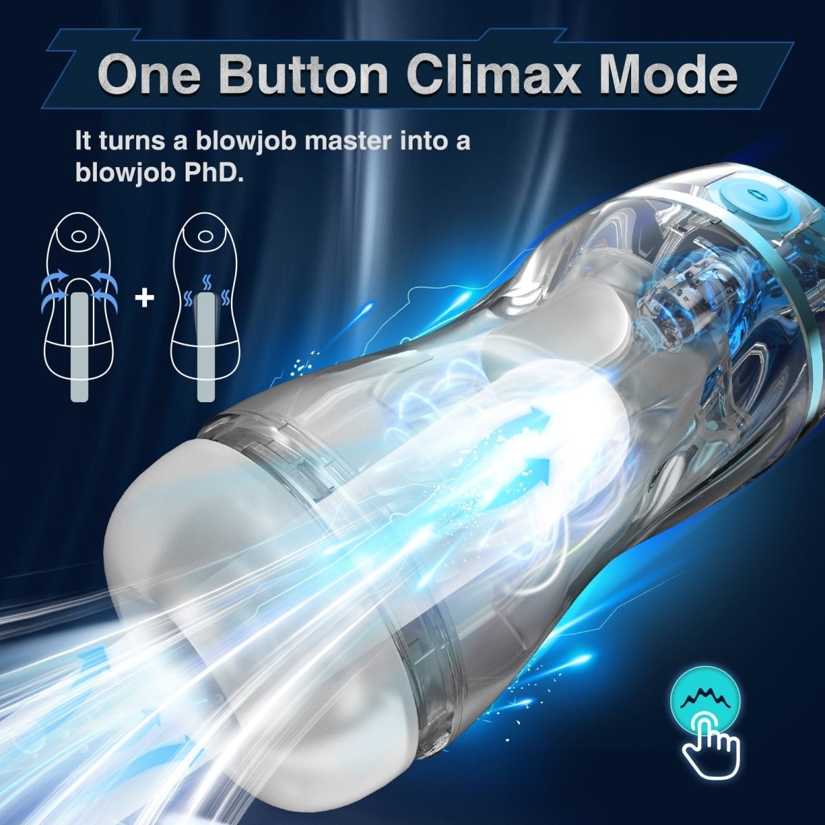 Suction & Vibrating Male Masturbator
