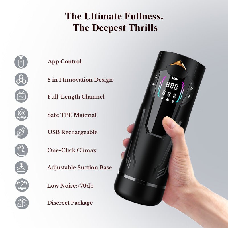 3-in-1 Automatic Male Masturbator