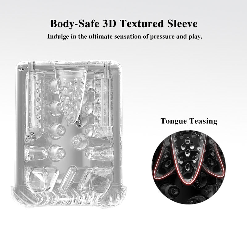 App-controlled thrusting and rotating male masturbator