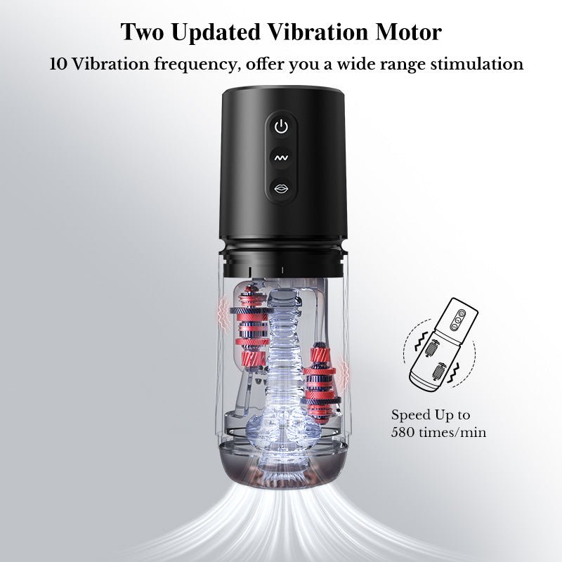 App-Controlled Male Masturbator with 3 Sleeves