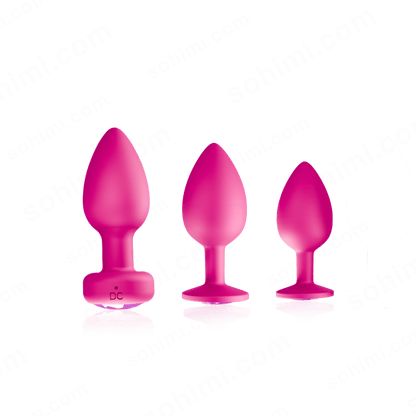 App-Controlled 3-Piece Anal Vibrator Set